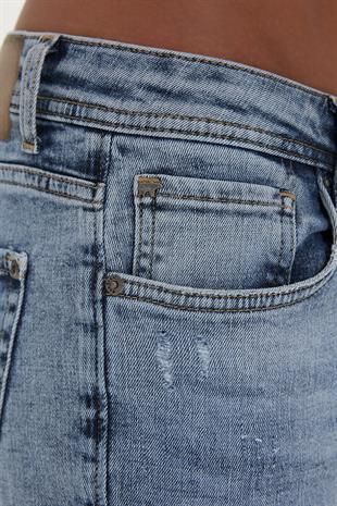 Xavier Jeans Buz Mavi Erkek Denim Pantolon