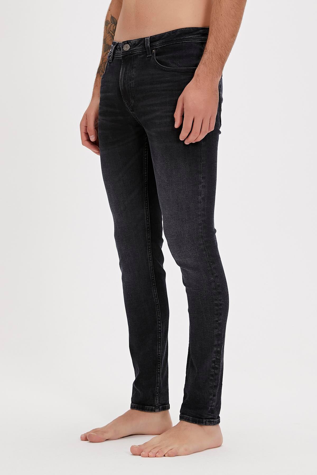 Xavier Jeans Siyah Erkek Denim Pantolon