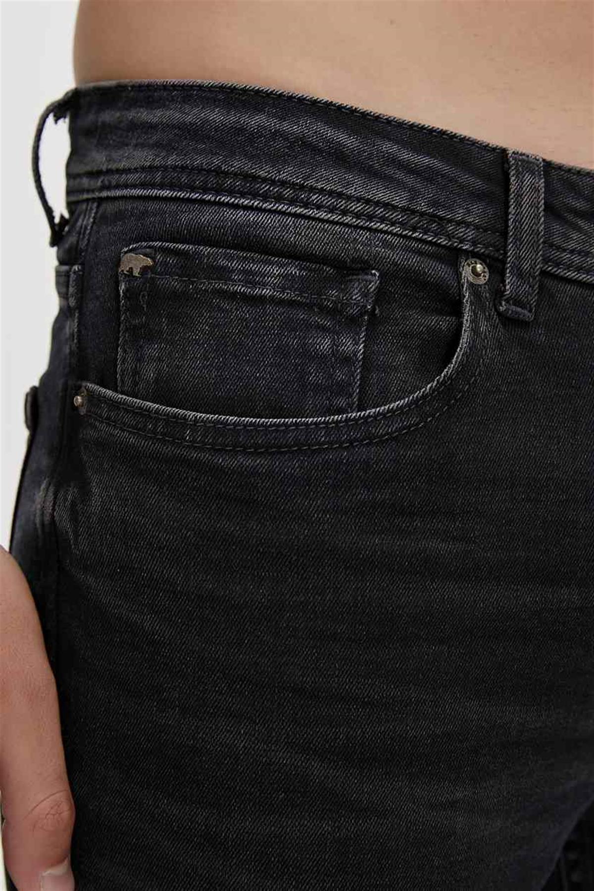 Xavier Jeans Siyah Erkek Denim Pantolon