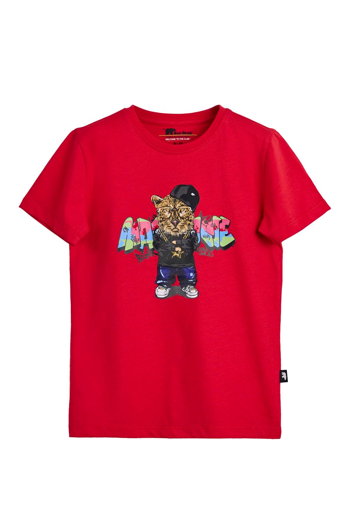 Youze Crimson Red Kids T-Shirt