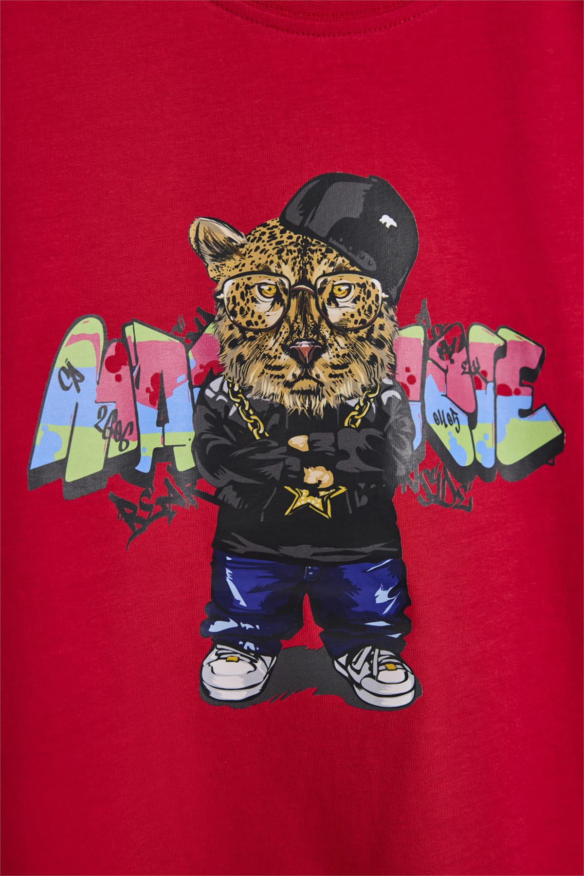 Youze Crimson Red Kids T-Shirt