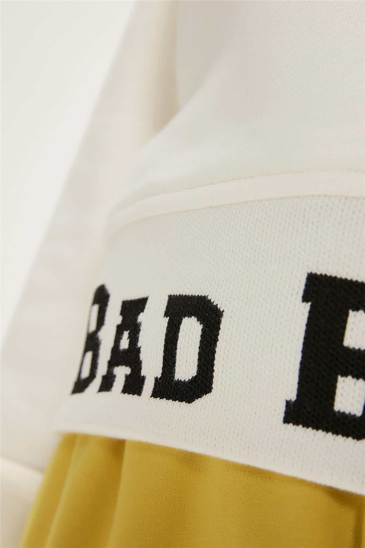 Zoe Half-Zip MarshMallow Beyaz Yarım Fermuarlı Kadın Sweatshirt