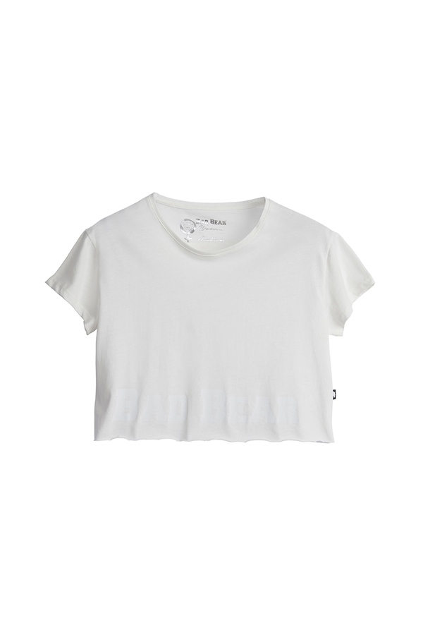 ♦️新品♦️BadBlue Tシャツ BadBear Crop Tee White Red Velvet Wendy) [Bad Blue] BadBear Crop Tee/Tee (White