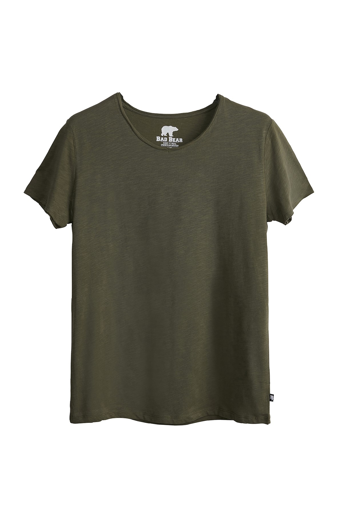 Bad Bear V-Neck T-Shirt Forest Yeşil Basic Erkek Tişört |BAD BEAR