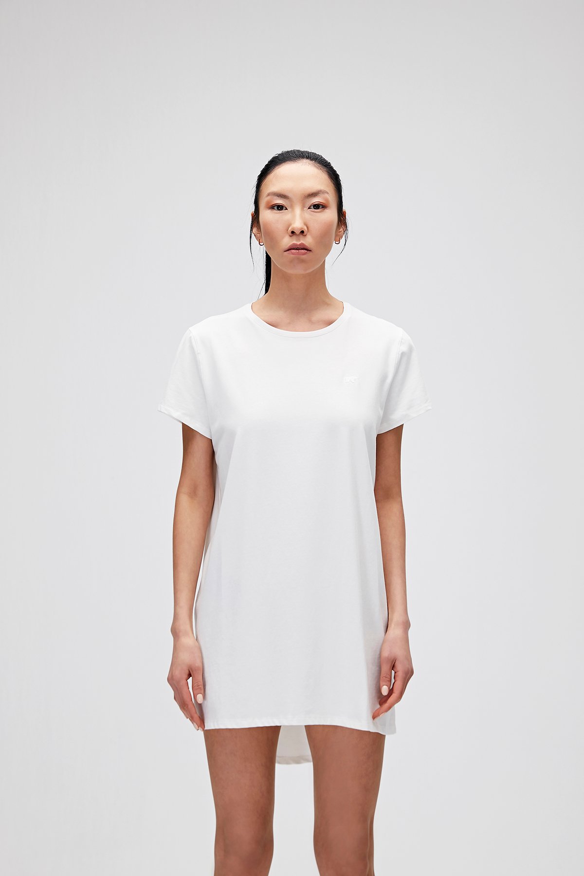 Candice Dress Off-White Beyaz Kadın Elbise T-Shirt |BAD BEAR
