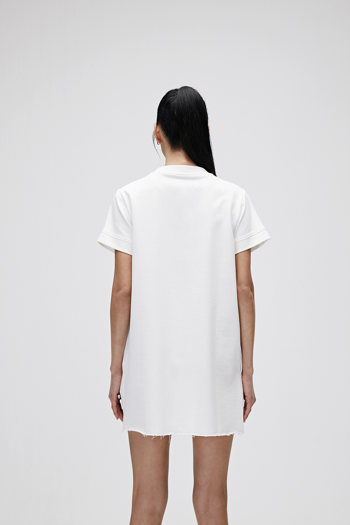 Lily Dress Off-White Beyaz Kadın Elbise T-Shirt |BAD BEAR