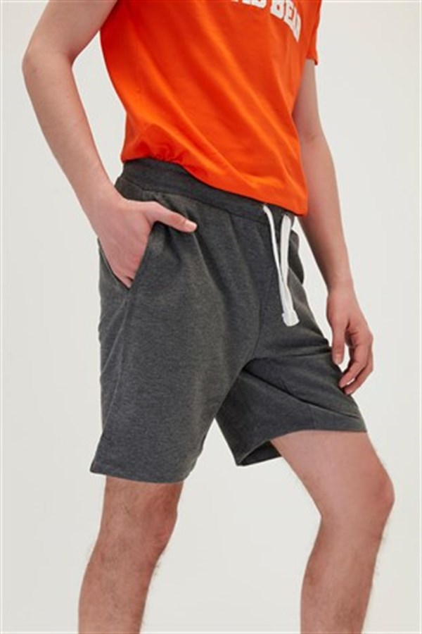 Holmer SweatShorts Koyu Gri King Size Erkek ort BAD BEAR