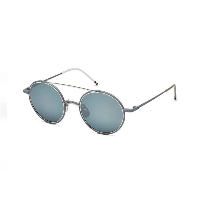THOM  BROWNETHOM BROWN 108 B-T GRY-SLV 50 GTHOM  BROWNE 108 B-T GRY-SLV 50 Unisex Güneş GözlüğüTHOM  BROWNE 108 B-T GRY-SLV 50 Unisex Güneş Gözlüğü