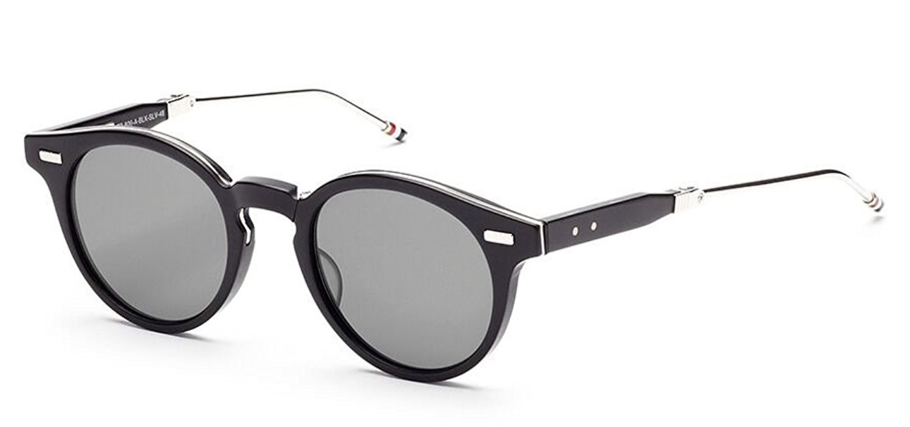 THOM  BROWNETHOM BROWN 806 A-BLK-SLV 48 GTHOM  BROWNE 806 A-BLK-SLV 48 Unisex Güneş GözlüğüTHOM  BROWNE 806 A-BLK-SLV 48 Unisex Güneş Gözlüğü