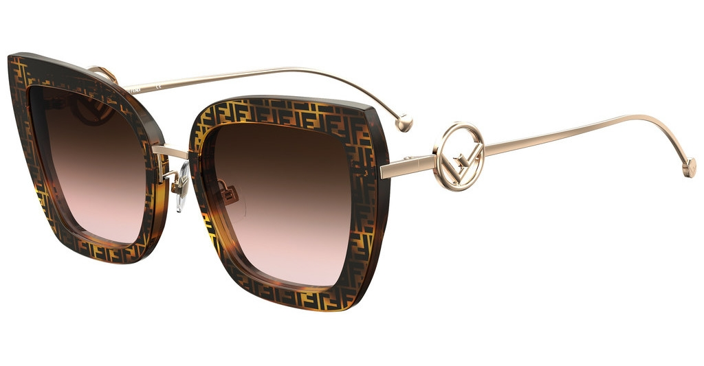 FENDIFEN 0372S 807 BLACK GFENDI 0372S 807 BLACK Kadın Güneş GözlüğüFENDI 0372S 807 BLACK Kadın Güneş Gözlüğü