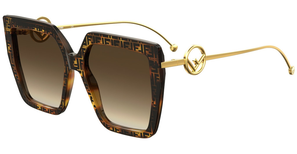 FENDIFEN FF 0410/S 086 56 GFENDI FF 0410/S 086 56 Kadın Güneş GözlüğüFENDI FF 0410/S 086 56 Kadın Güneş Gözlüğü