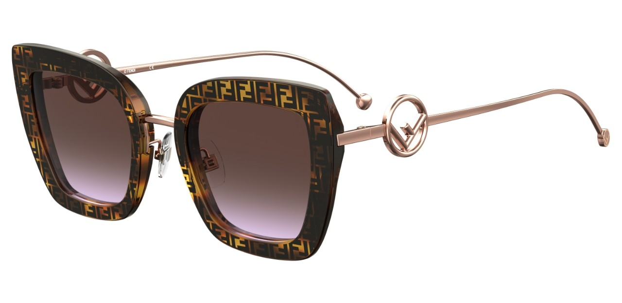 FENDIFENDI FF 0408/S 086 51 GFENDI FF 0408/S 086 51 Kadın Güneş GözlüğüFENDI FF 0408/S 086 51 Kadın Güneş Gözlüğü