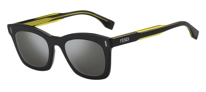 FENDIFENDI M0101 71C BLACK YELLOW GFENDI M0101 71C BLACK YELLOW Unisex Güneş GözlüğüFENDI M0101 71C BLACK YELLOW Unisex Güneş Gözlüğü