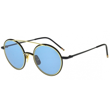 THOM  BROWNETHOM BROWN 108 C-T NVY-GLD 50 GTHOM  BROWNE 108 C-T NVY-GLD 50 Unisex Güneş GözlüğüTHOM  BROWNE 108 C-T NVY-GLD 50 Unisex Güneş Gözlüğü