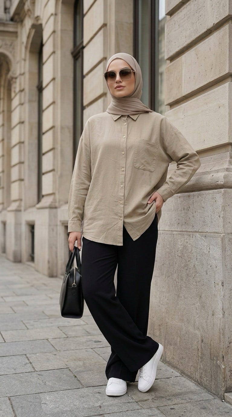 my gabardin gömlek vizon