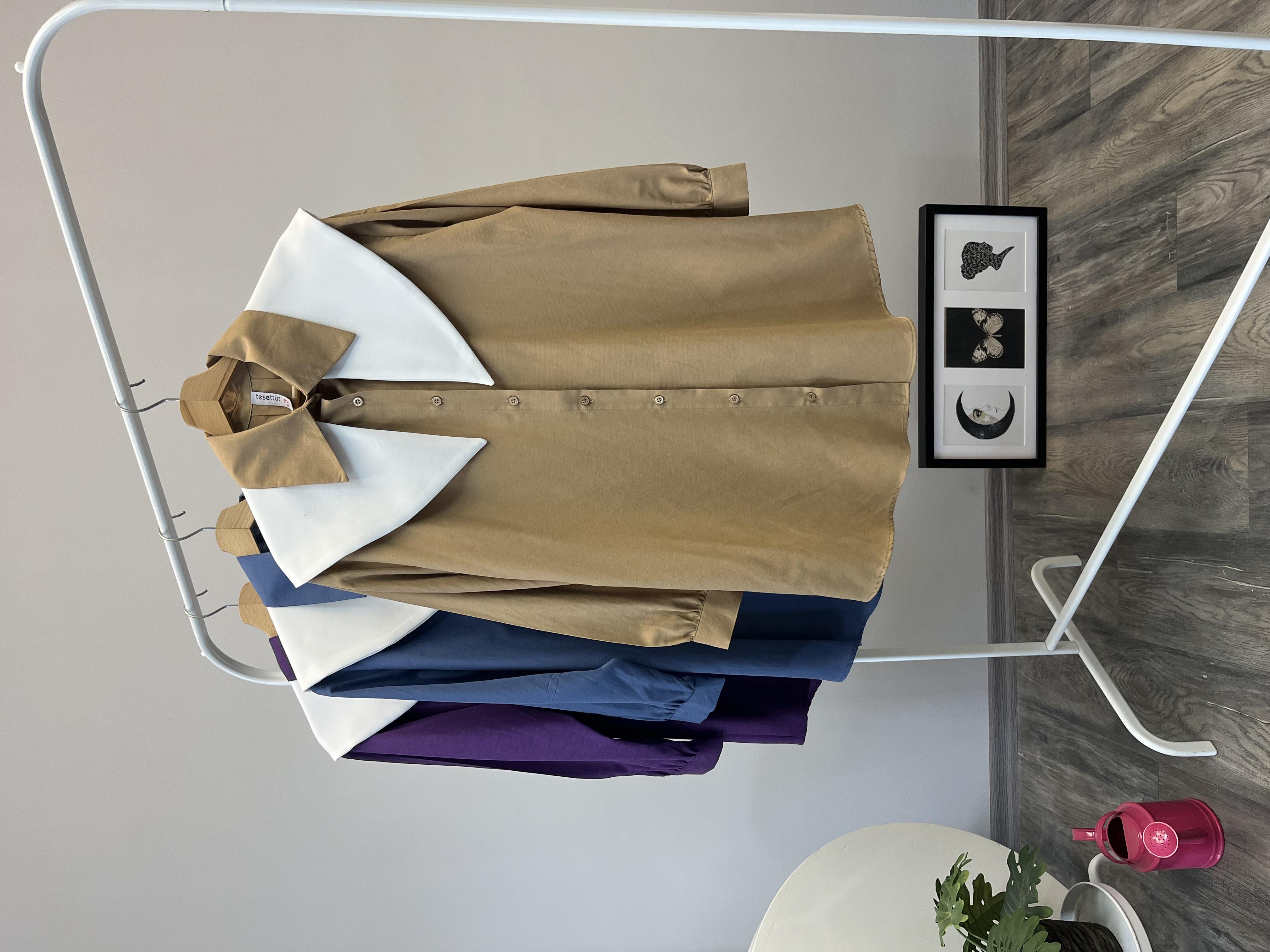 ae garnili gömlek sütlü kahve