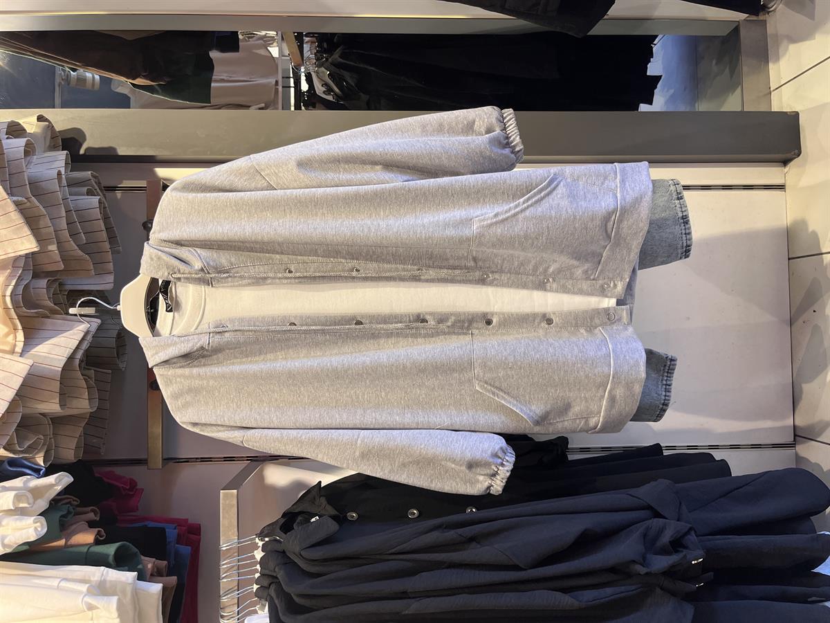 as çıt çıtlı sweat gri