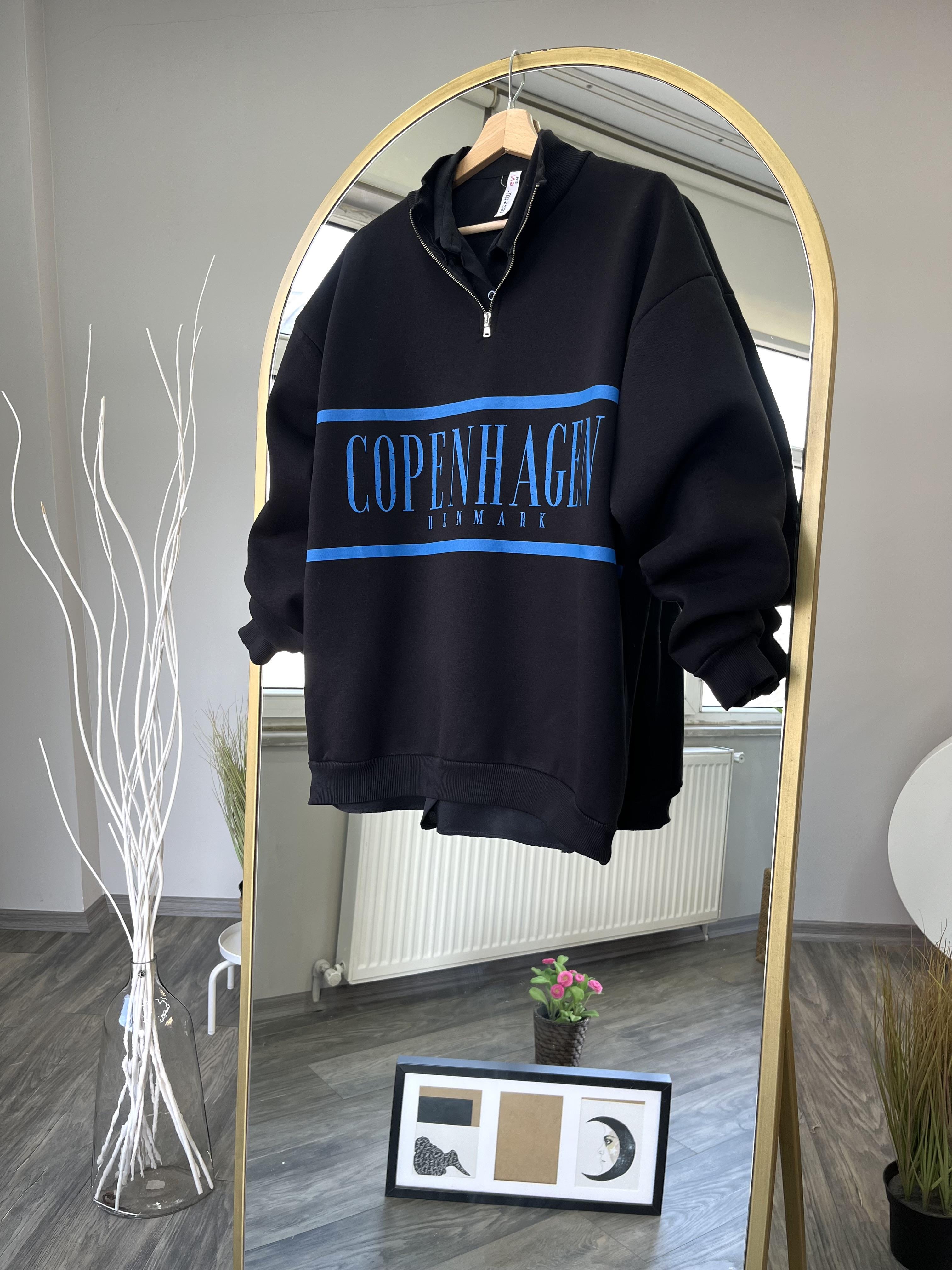 as copenhagen baskılı sweat