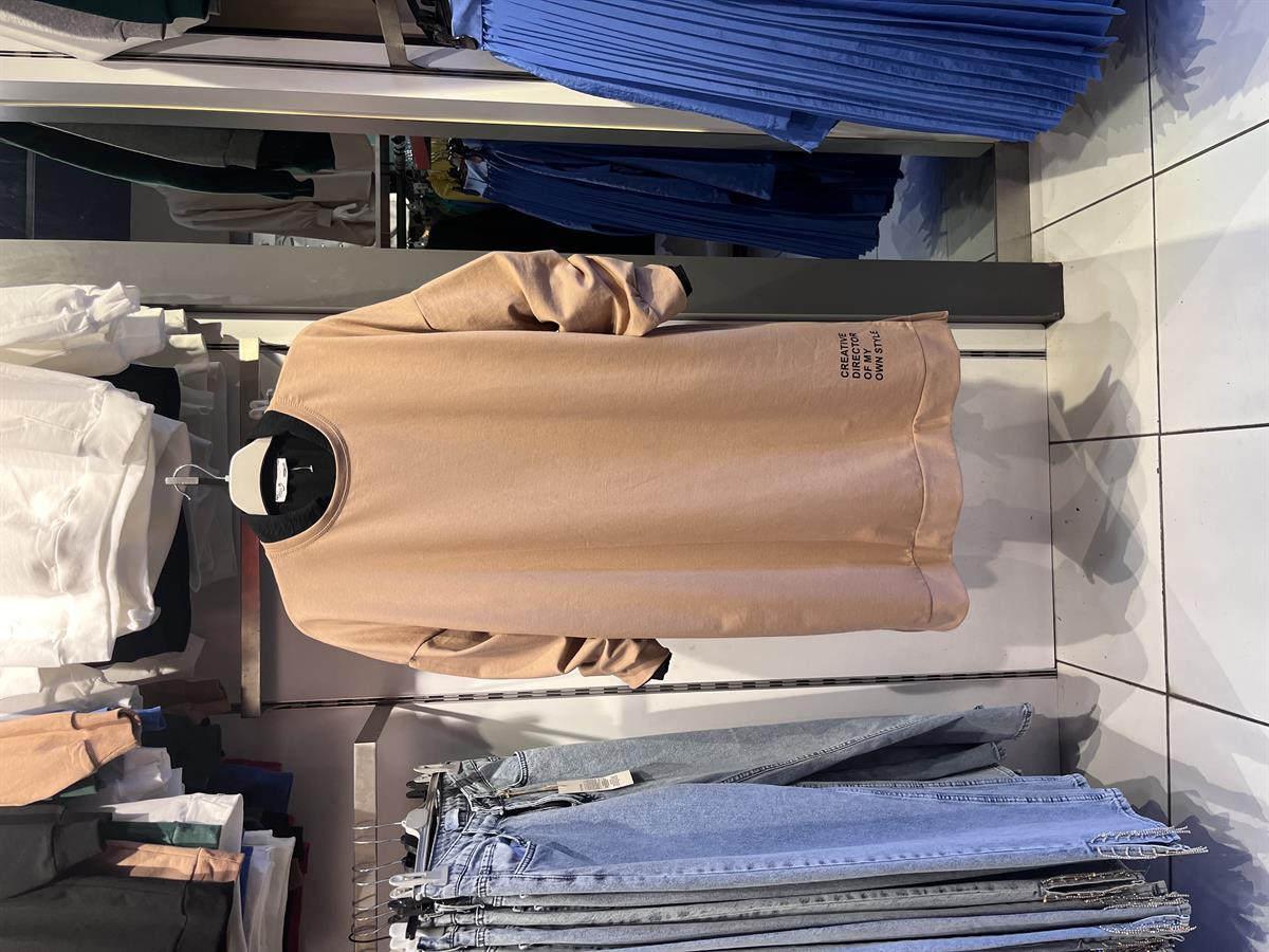 as etek ucu yazılı sweat camel