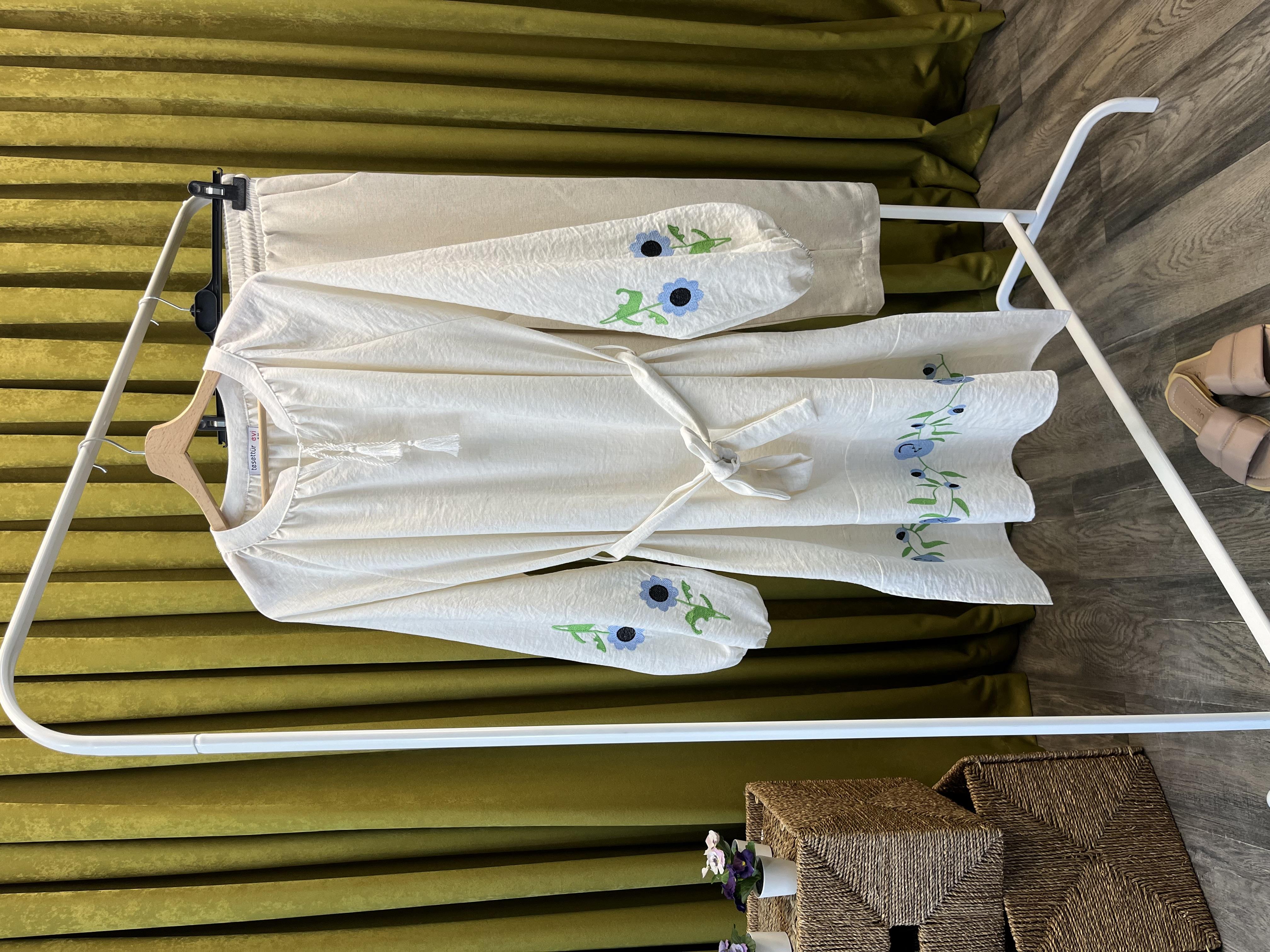 az kolu nakış tunik 