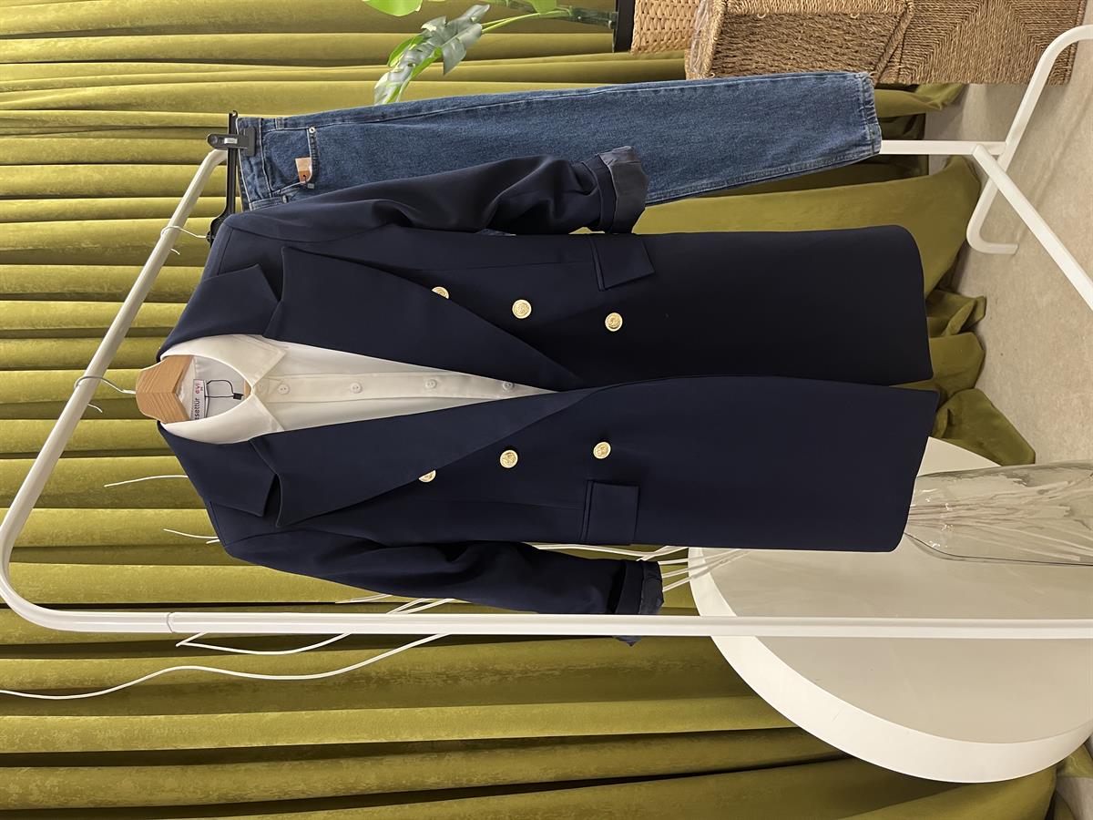 ma kruvaze ceket lacivert