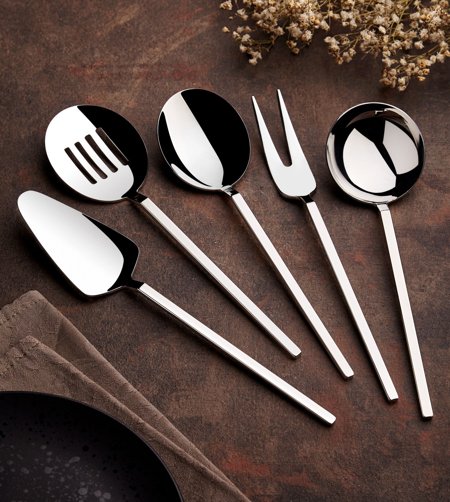 Carre Silver 5 Parça Sos Kepçe Seti
