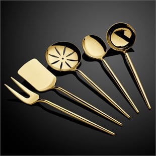 ALMERİA 5 PRÇ TİTANYUM GOLD SERVİS TAKIMI