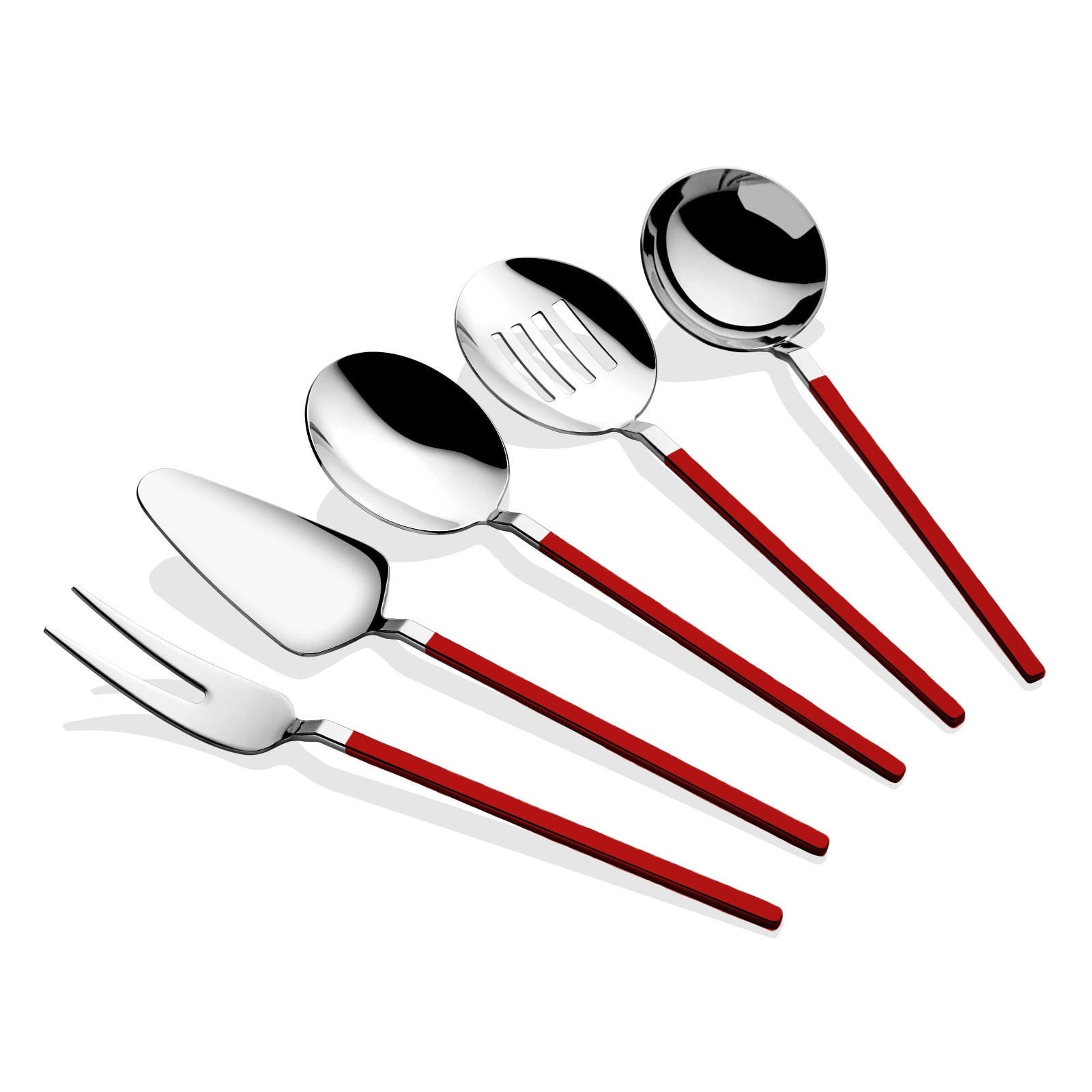 Carre Silver Red 5 Parça Sos Kepçe Seti