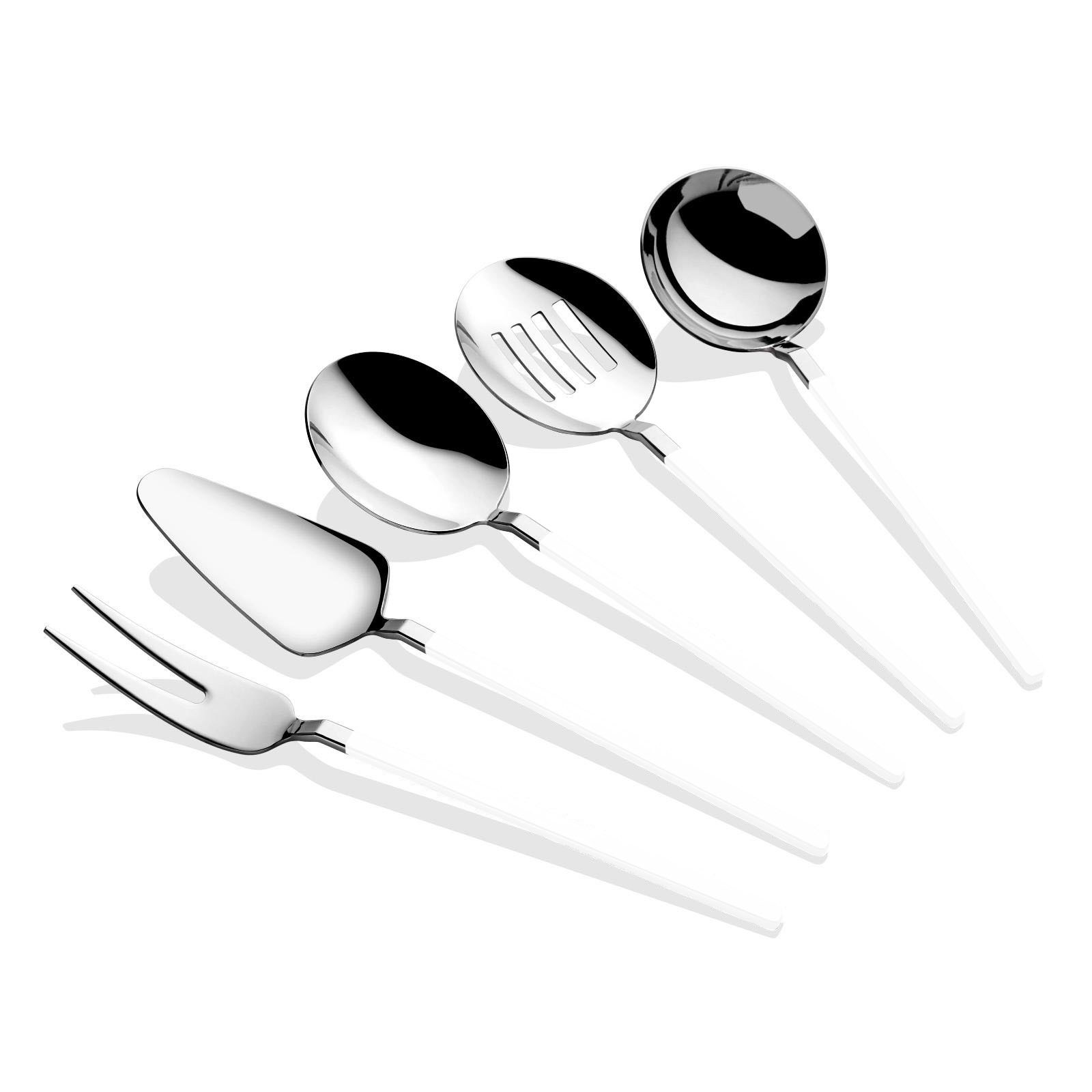 Carre Silver White 5 Parça Sos Kepçe Seti