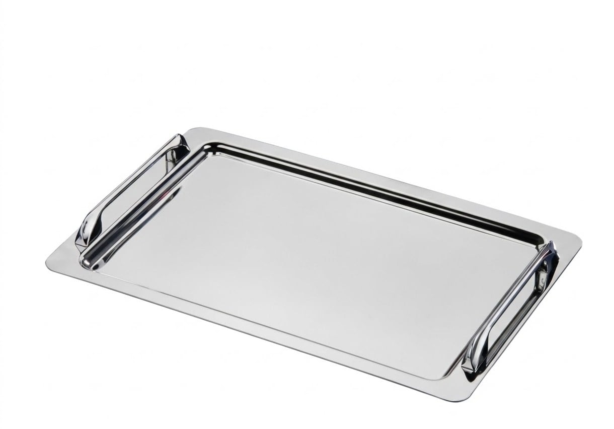 DİKDÖRTKEN OVAL SADE KULP TEPSİ