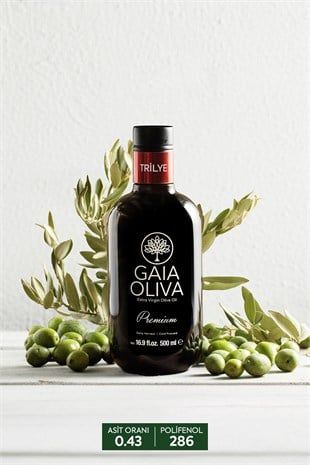 Premium Trilye 500 ml Erken Hasat Natürel Sızma Zeytinyağı