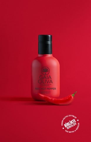 Kırmızı Acı Biber Çeşnili 250 ml Natürel Sızma Zeytinyağı