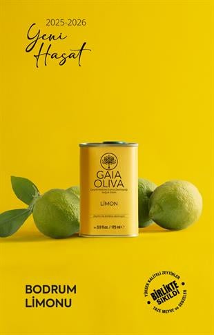 Limon Çeşnili 175 ml Natürel Sızma Zeytinyağı (Yeni Hasat)