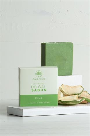 Elmalı ve Zeytinyağlı El Yapımı Doğal Sabun