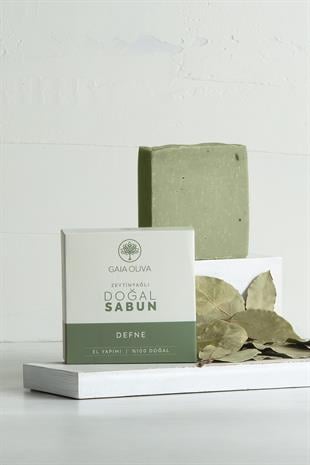 Defneli ve Zeytinyağlı El Yapımı Doğal Sabun