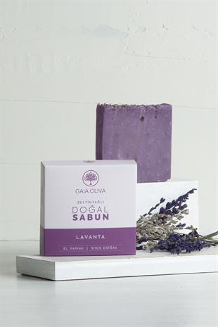 Lavantalı ve Zeytinyağlı El Yapımı Doğal Sabun