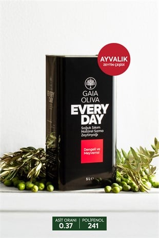 Everyday Ayvalık 5 lt Natürel Sızma Zeytinyağı