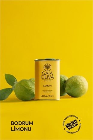 Limon Çeşnili 175 ml Natürel Sızma Zeytinyağı