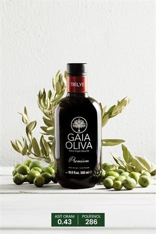 Premium Trilye 500 ml Erken Hasat Natürel Sızma Zeytinyağı