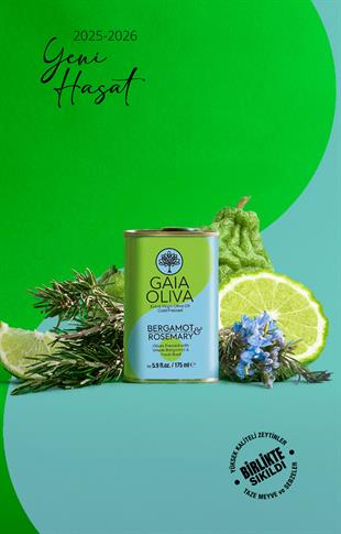 Bergamot-Biberiye Mix Çeşnili 175 ml Natürel Sızma Zeytinyağı (Yeni Hasat)