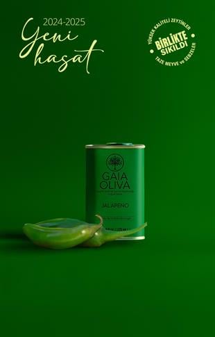 Jalapeno Çeşnili 175 ml Natürel Sızma Zeytinyağı (Yeni Hasat)