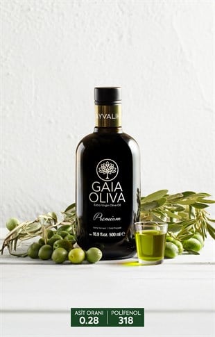 Premium Ayvalık 500 ml Erken Hasat Natürel Sızma Zeytinyağı