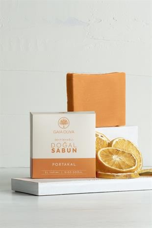 Portakallı ve Zeytinyağlı El Yapımı Doğal Sabun