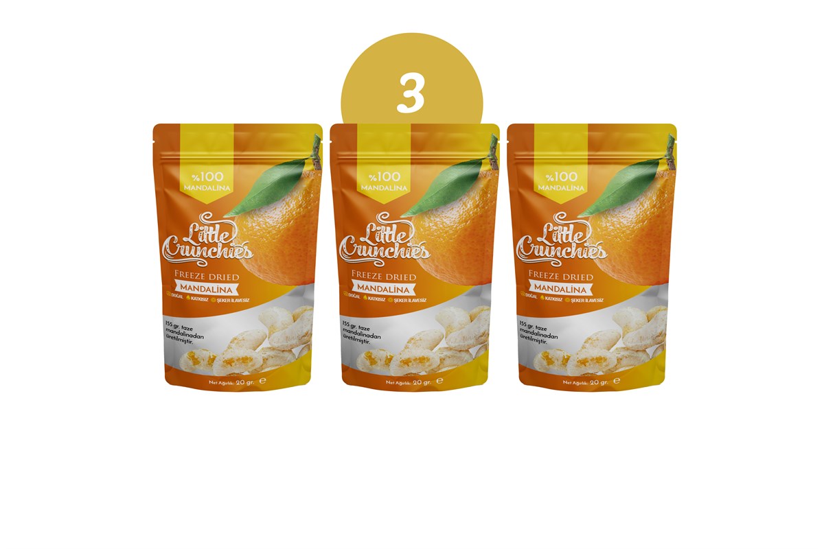 Freeze Dried Mandalina 3'lü Paket