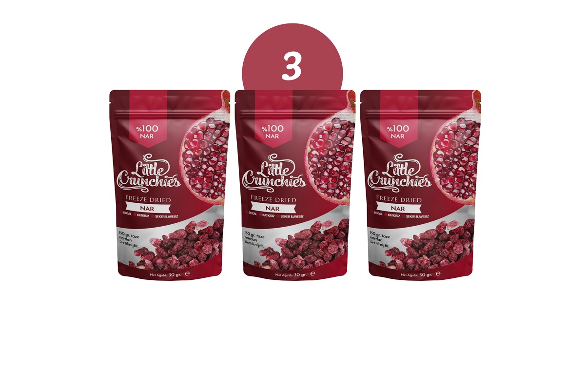 Freeze Dried Nar 3'lü Paket
