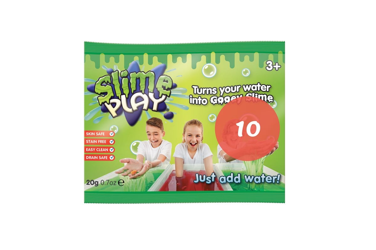 Slime Play Kırmızı Tanışma Boyu 10'lu Paket 