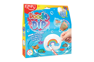 Doodle 'N' Dip Suda Yüzen Yaratıcı Dövme Seti