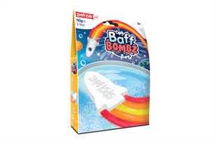 Roket Baff Bombz Rengarenk Gökkuşağı Nem Topu Banyo Bombası