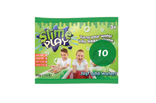 Slime Play Yeşil Tanışma Boyu 10'lu Paket 