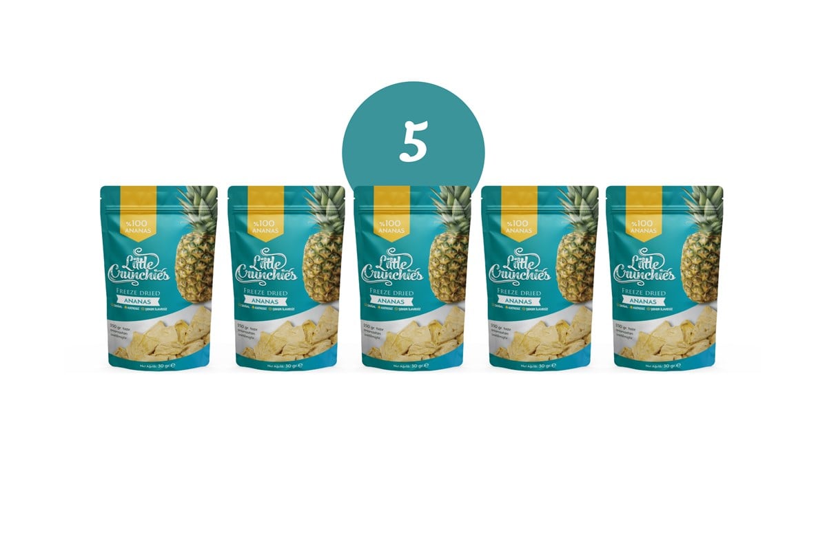Freeze Dried Ananas 5'li Paket